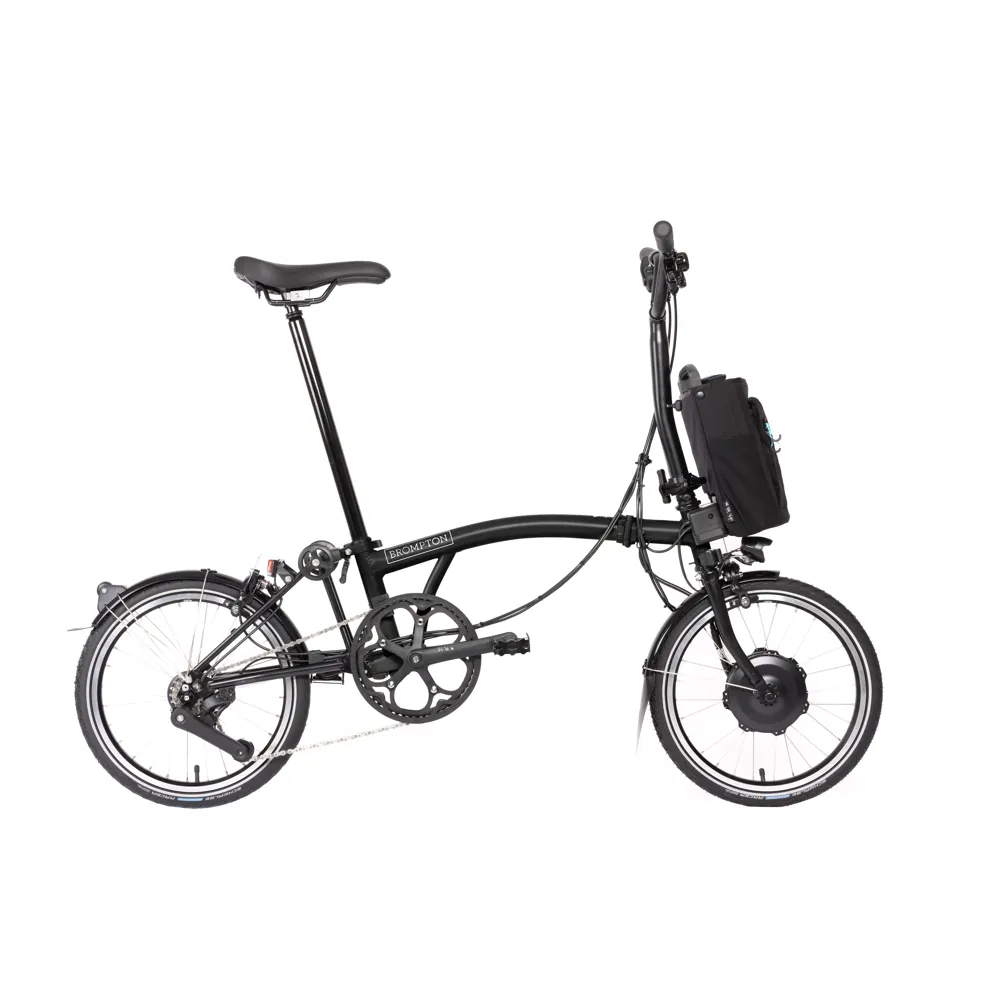 uPRISE Bikes Brompton M4L C-Line 2024 Electric Folding Bike - Black | Price match, 365 day return s, 18-Month Warranty, Finance Available & Free UK Delivery